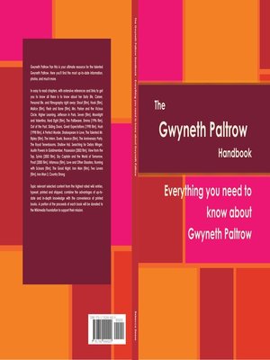 cover image of The Gwyneth Paltrow Handbook - Everything you need to know about Gwyneth Paltrow